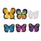 6 Assorted Butterfly Mylar Foil Balloons Wedding Party Events Supplies